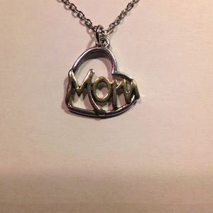 Heart "Mom" Necklace